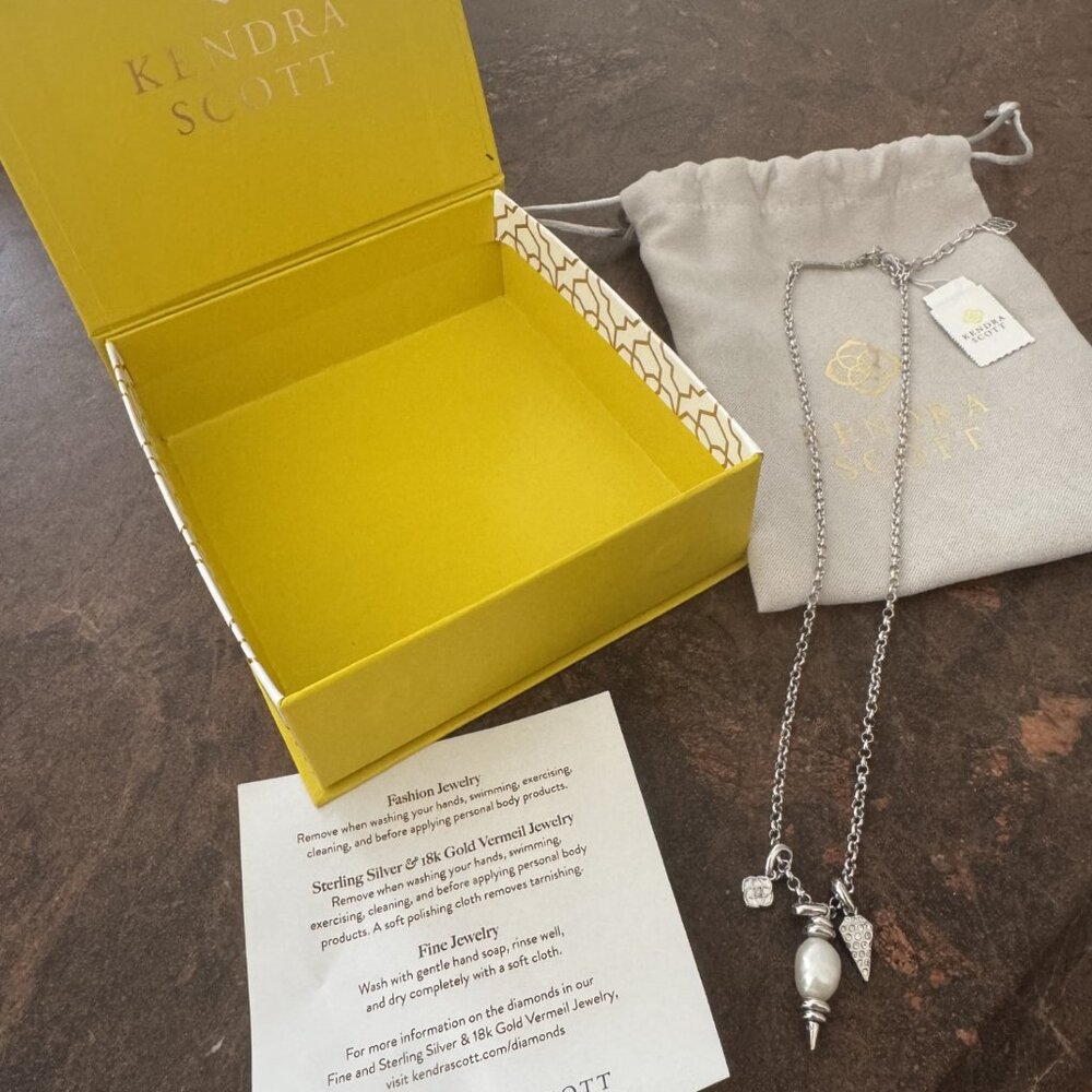 Kendra Scott Silver Demi Charm Necklace - Picture 2 of 7